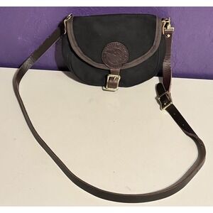 Duluth Pack Small Shell Purse Bag Black Canvas Made In USA New Without Tags $75